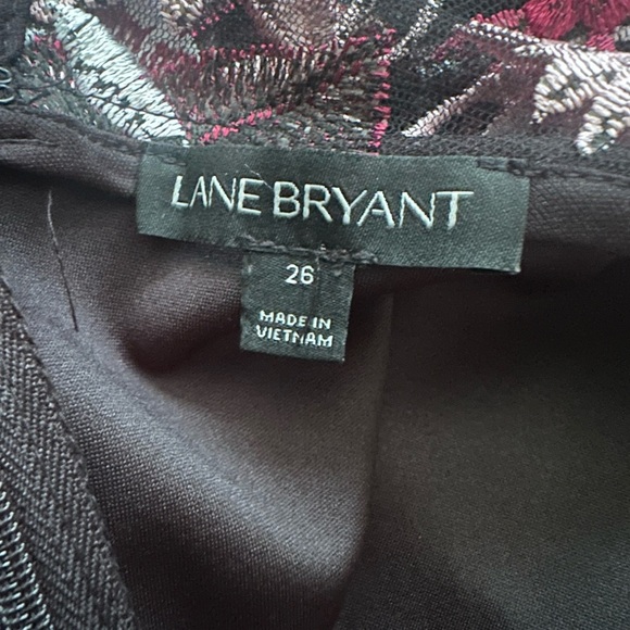 Black dress w sheer and laced sleeves and top - Picture 3 of 3